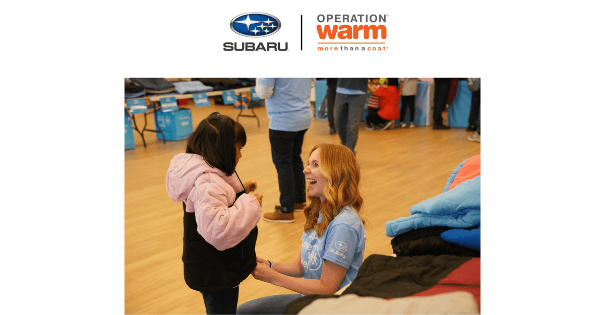 Operation Warm More Than A Coat Subaru Loves to Help | Operation Warm