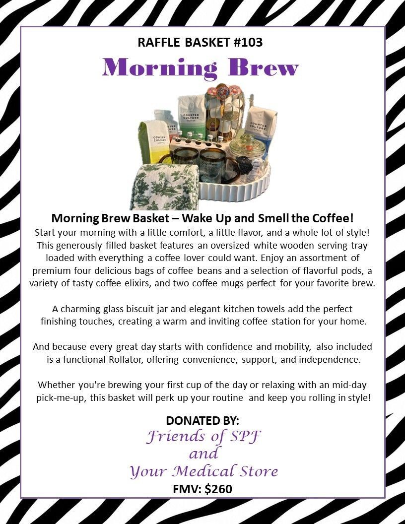 BASKET 103-- MORNING BREW.