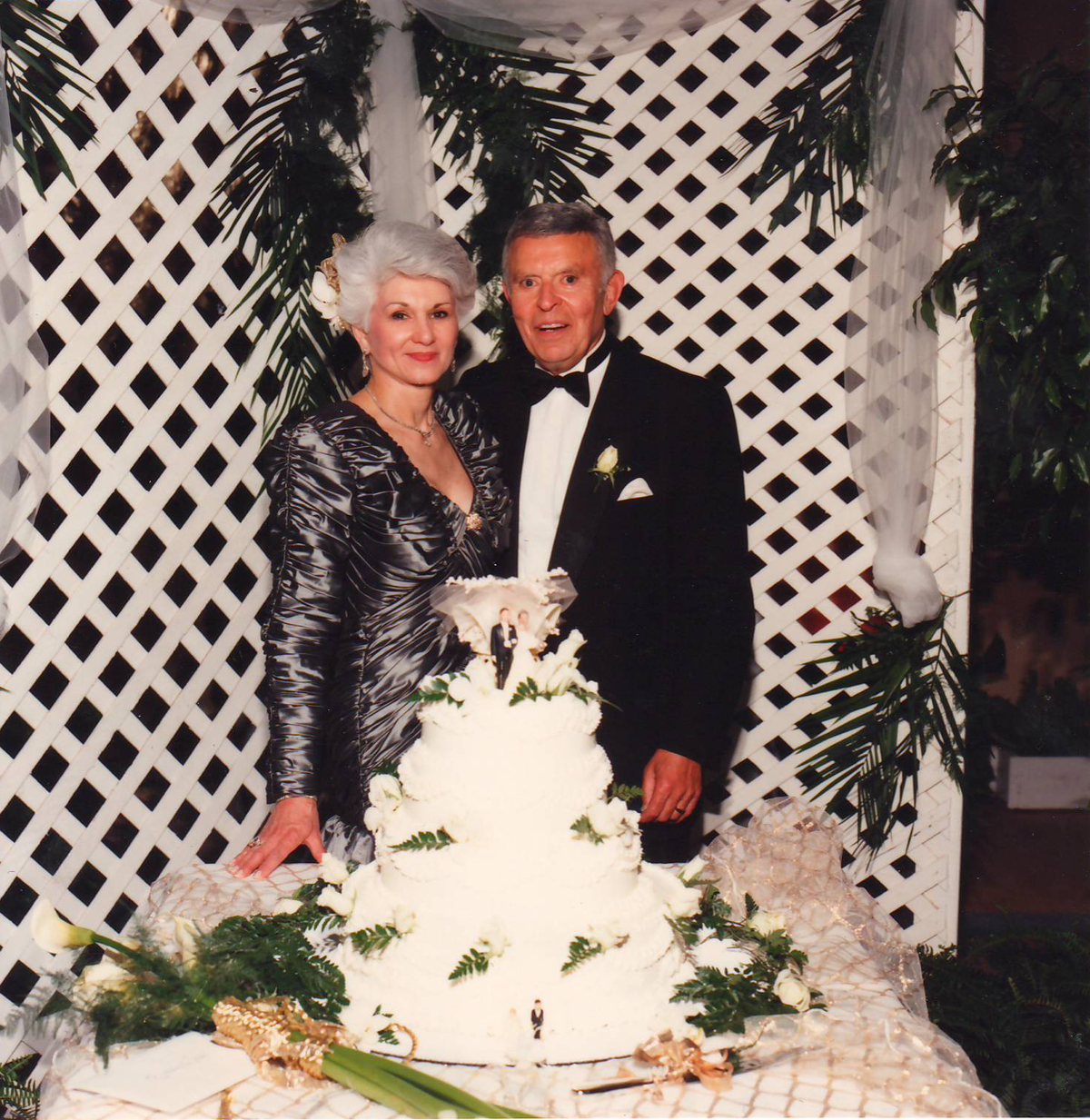 Becky and Jack Benaroya celebrating their 50th wedding anniversary, 1992.
