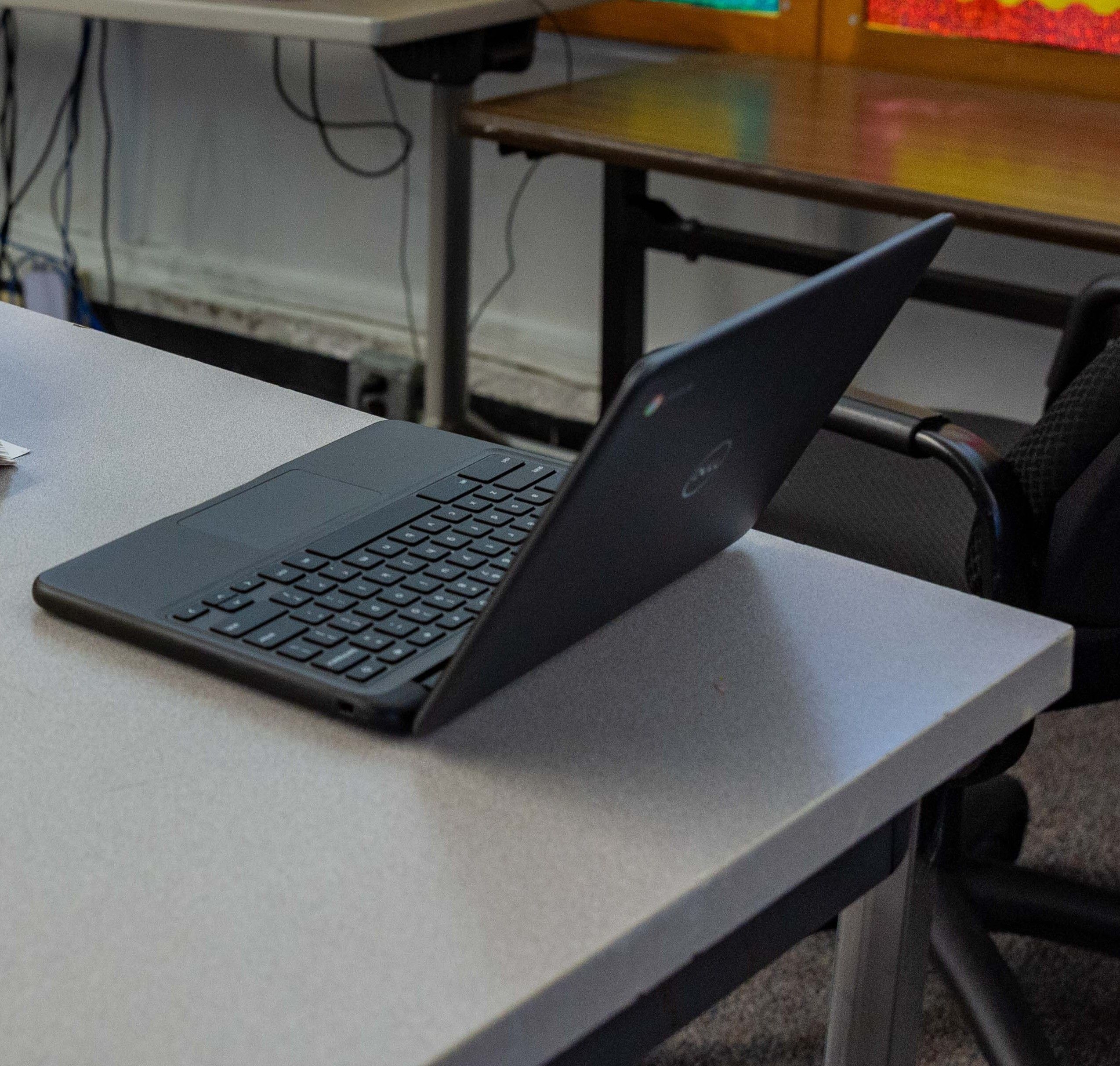 Student working on a computer 