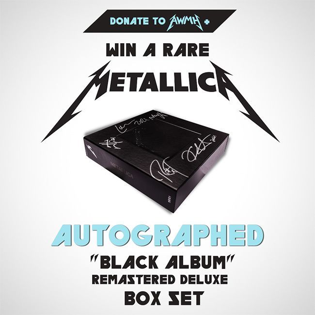 Giants Metallica Auction: Metallica Autographed Giants Black