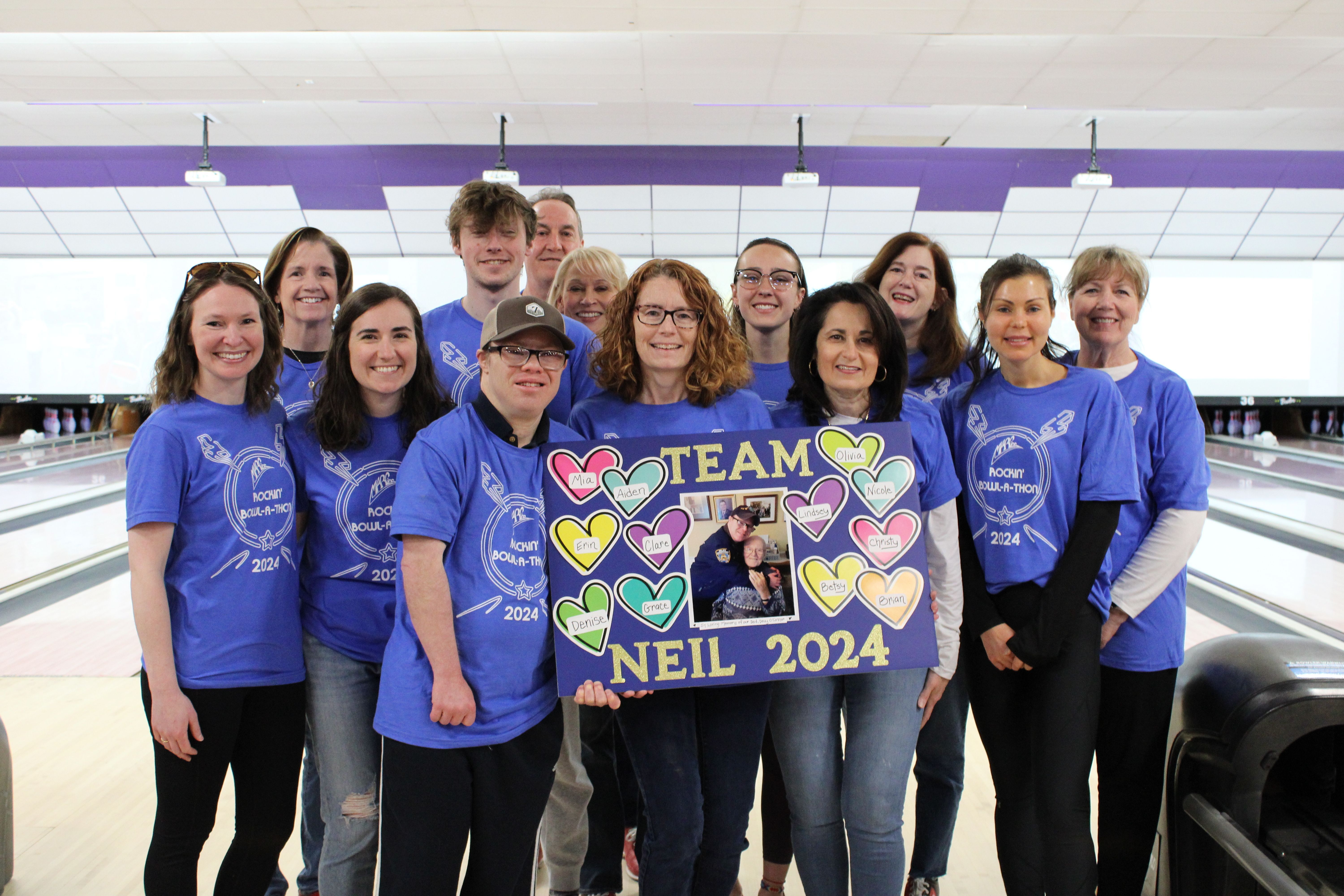 Team Neil at MARC's Rockin' Bowl-A-Thon. 