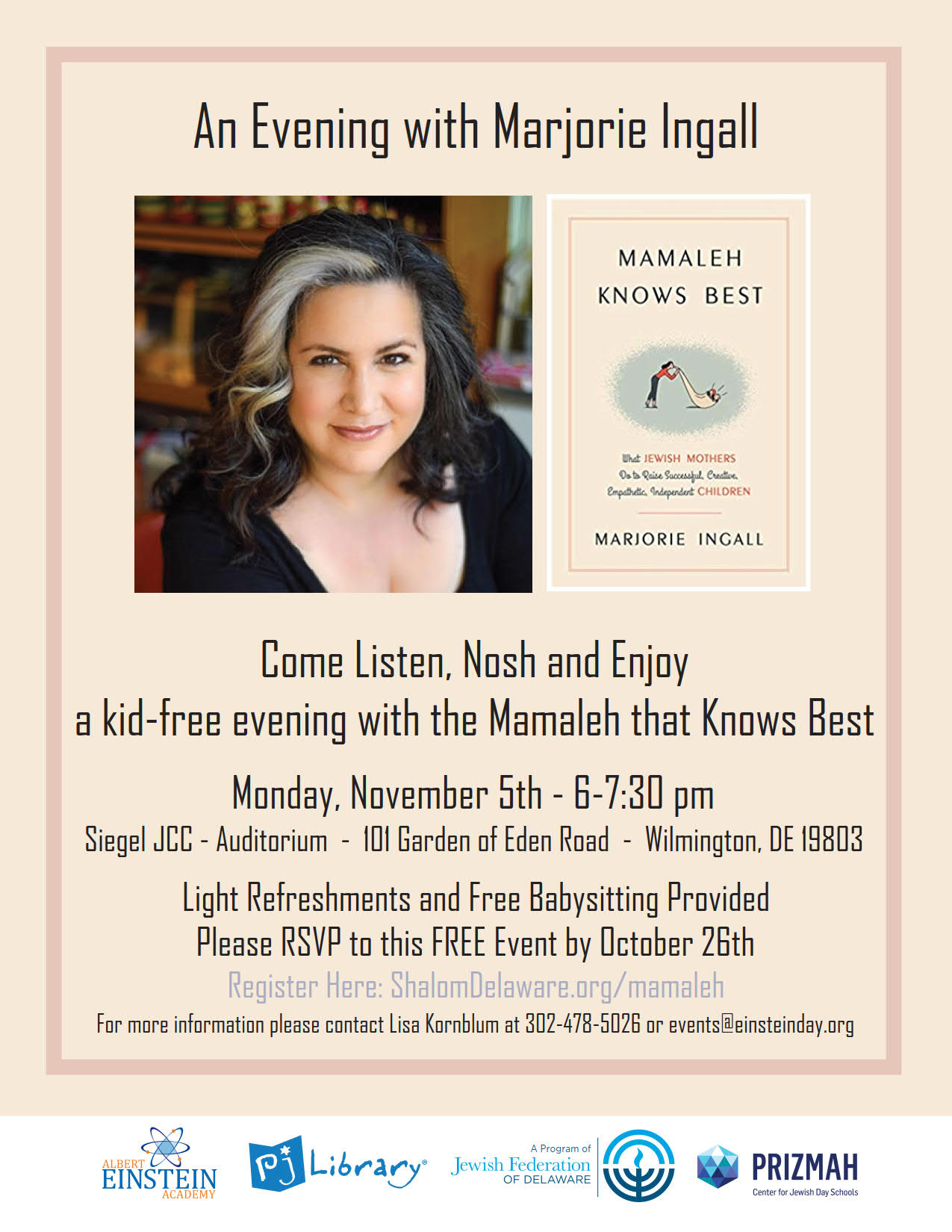 An Evening with Marjorie Ingall