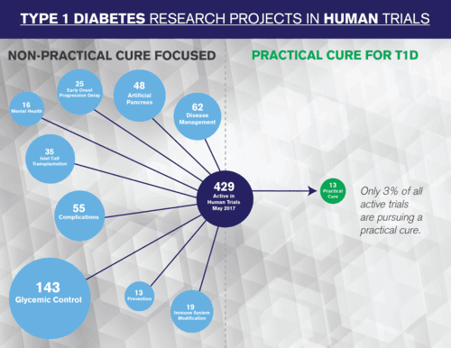 An Overview of All Active T1D Clinical Trials