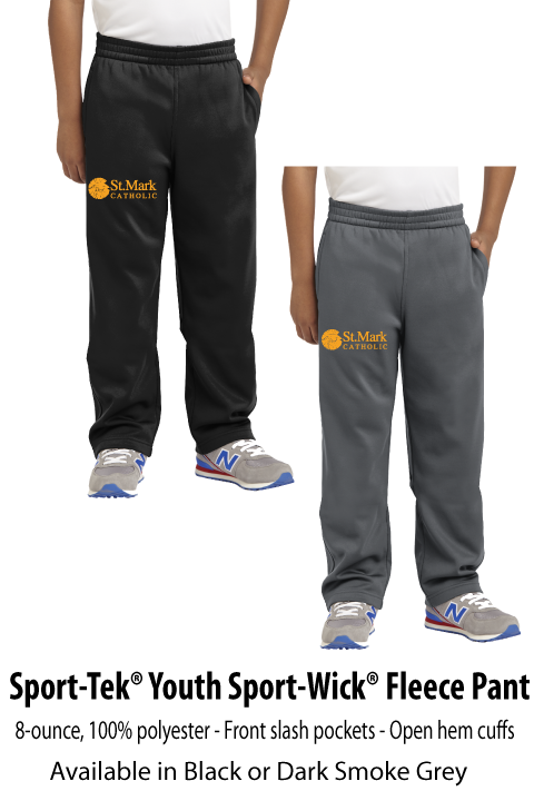 Embroidered - Performance Fleece Pant - Youth