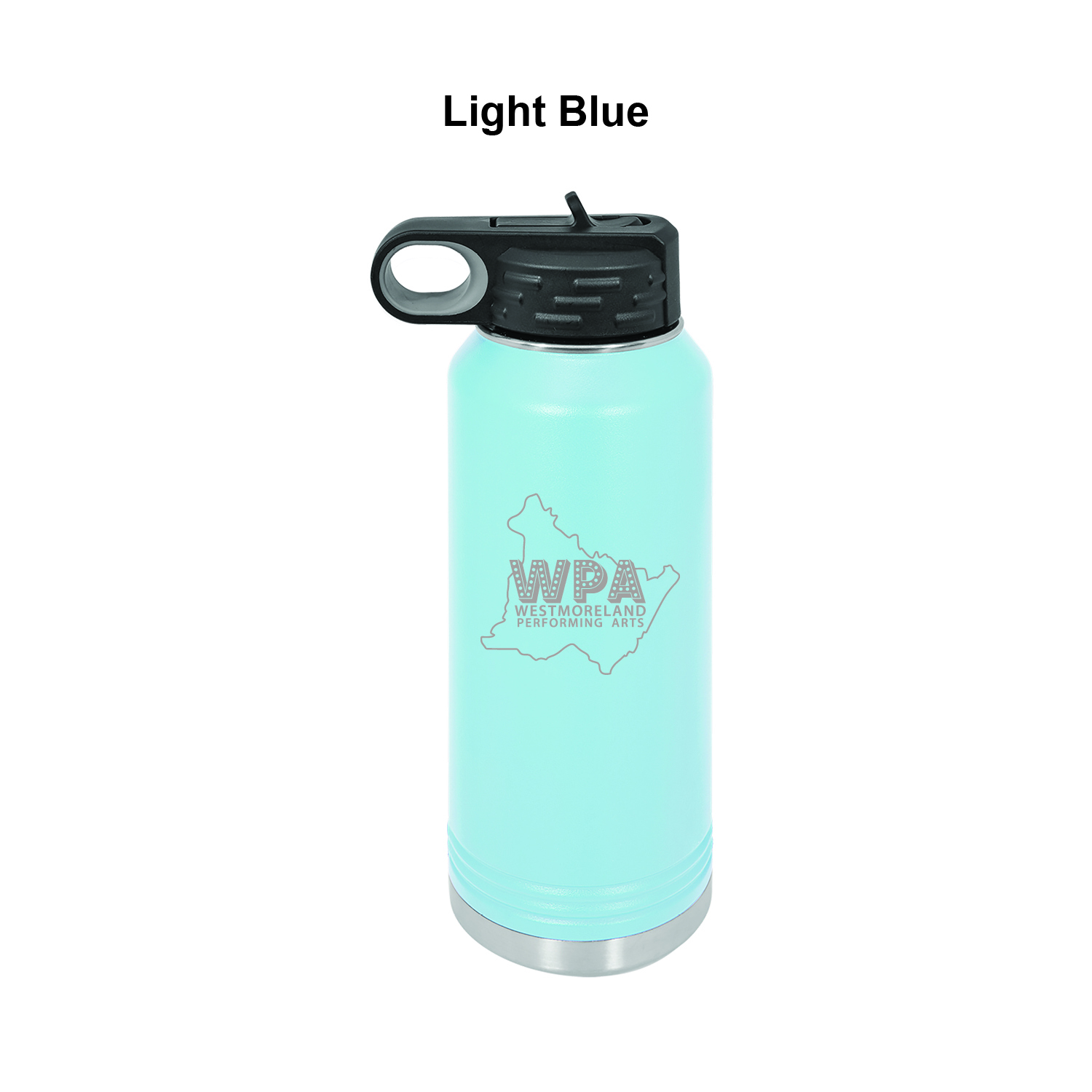 32 oz. Light Blue Polar Camel Water Bottle