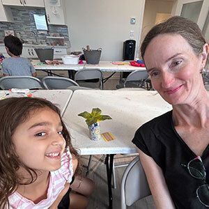 Ann and her daughter Katie during OMAM’s Free Family Art Night in Ormond Beach on July 3, 2026.