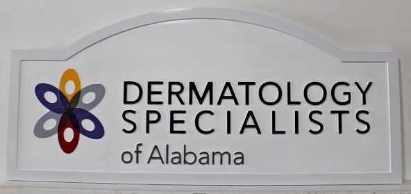B11044A - Sandblasted and Carved HDU "Dermatology Specialists of Alabama" Sign