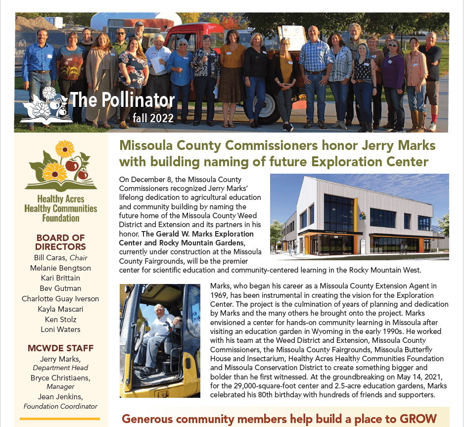 Fall 2022 Pollinator Newsletter