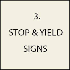 3. - H17160 -  Traffic, Stop, Yield, and  Slow Signs 