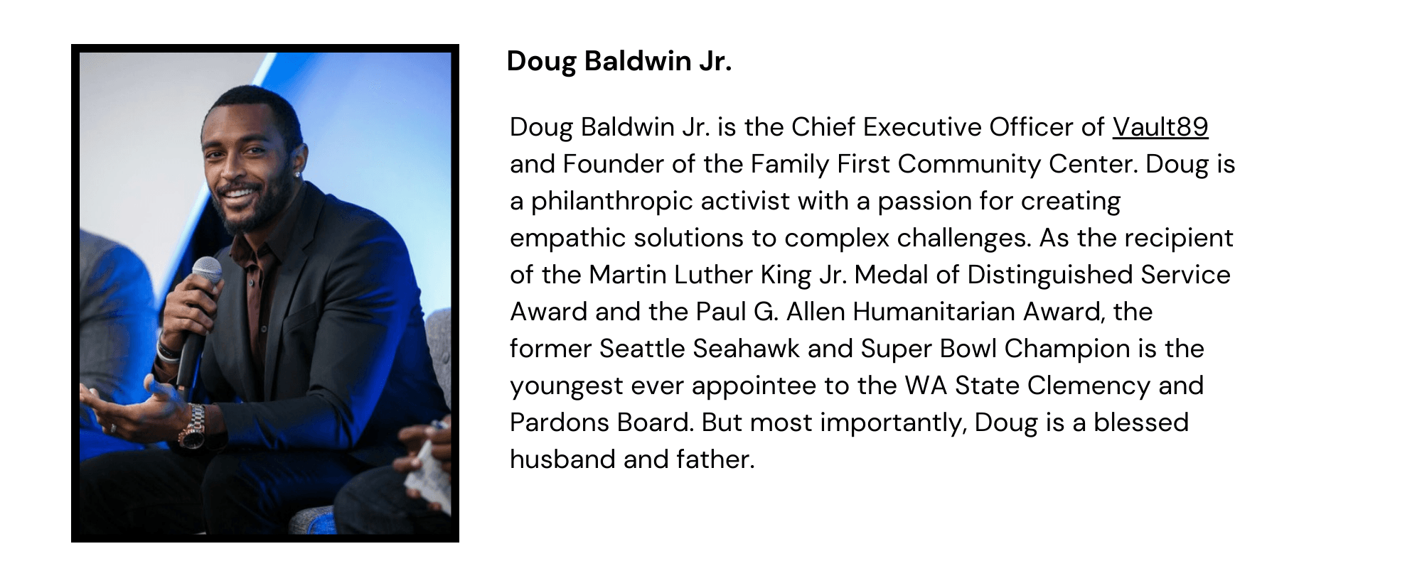 Photo and bio of Doug Baldwin Jr.