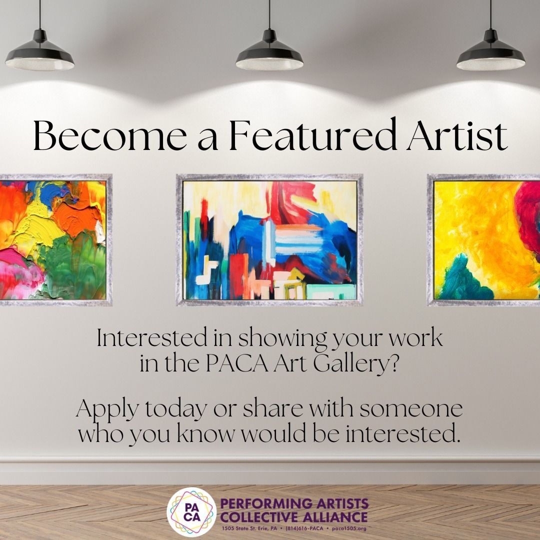 Calling All Artists: We Want You for Our Art Gallery!