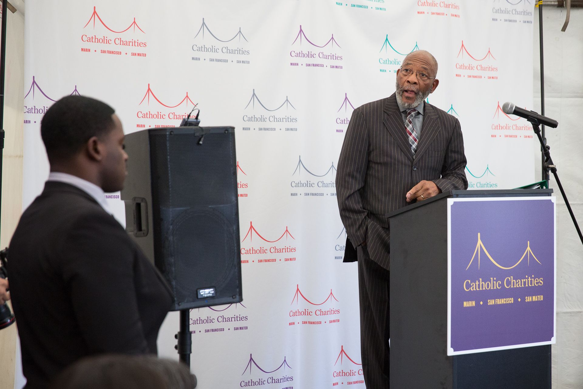 Reverend Dr. Amos Brown, civil rights activist and head of the San Francisco NAACP, spoke about racial justice and the imperative of honoring Black History every day.