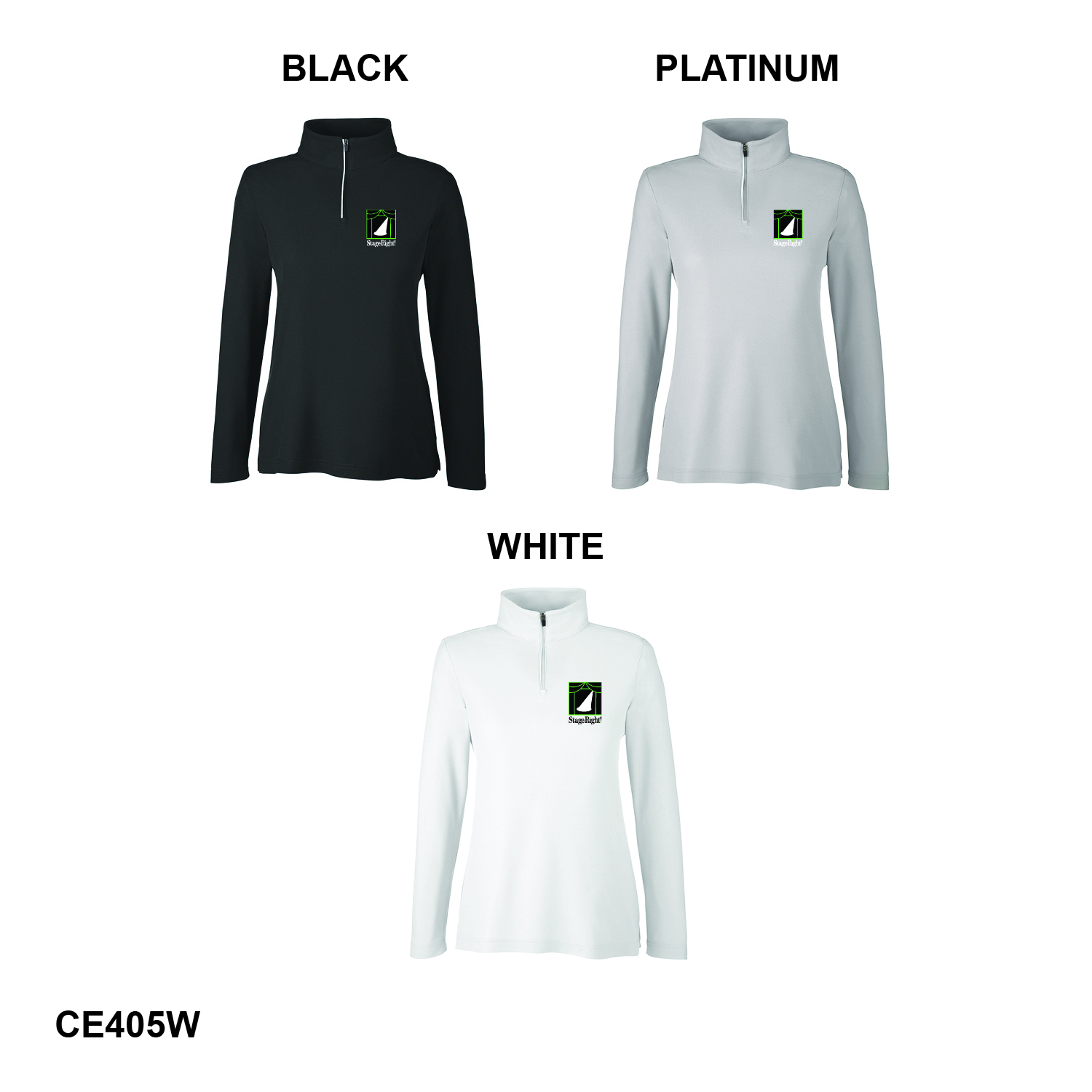 CORE365 Ladies' Fusion ChromaSoft™ Pique Quarter-Zip