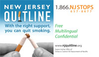 NJ Quitline Quit Card