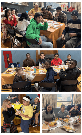 Our Students Celebrate Thanksgiving with a Feast!