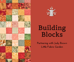 Building blocks quilting graphic.