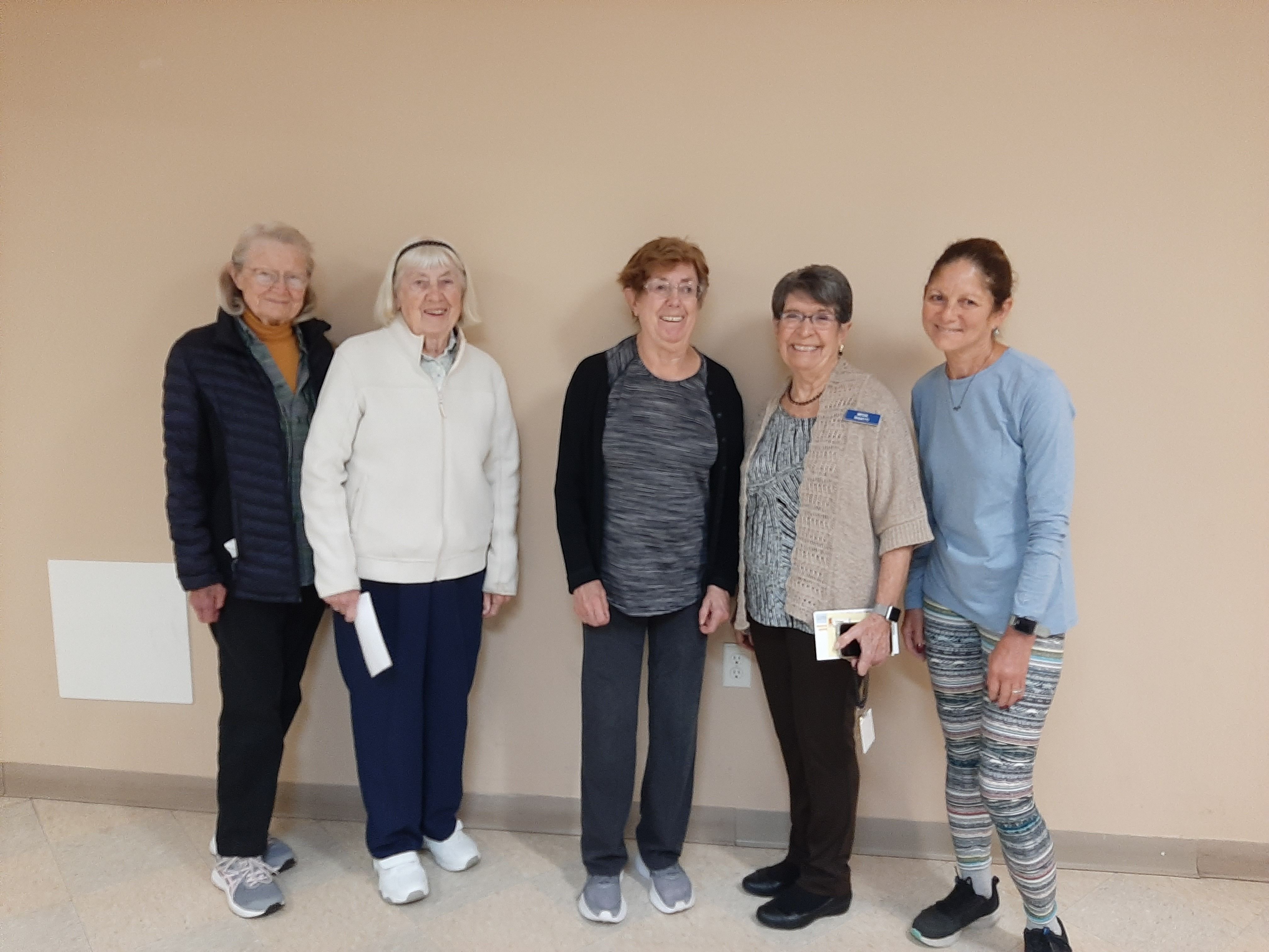 Coburg Villages Walking Group - Carol, Shirley, Claire, Meda, and Teri