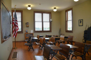 Historical classroom in the Jasper Educational Center