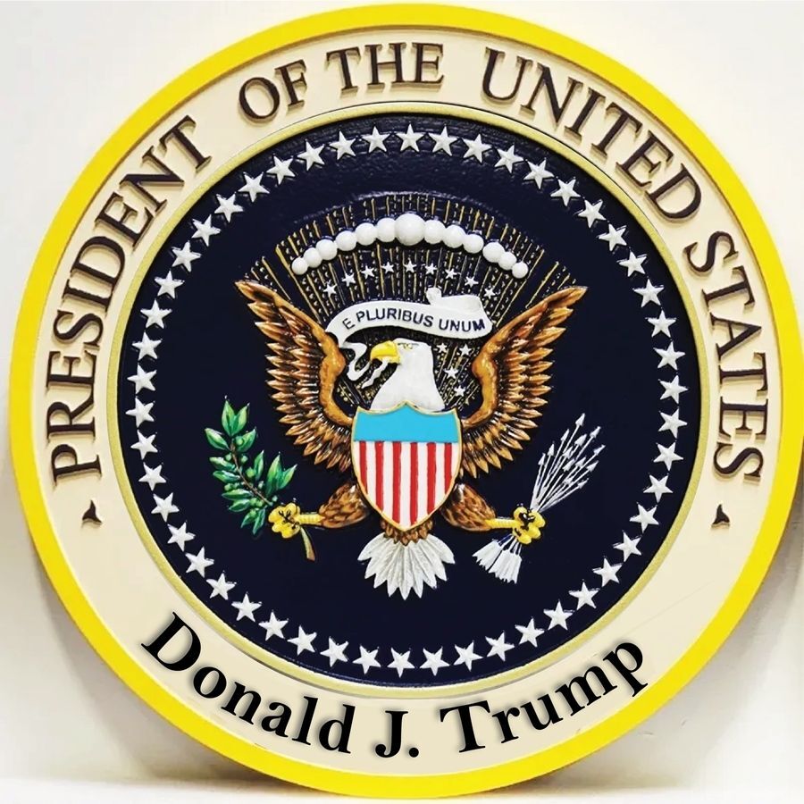 AP-1170 - Seal of the President of the United States, Personalized for  Donald  J. Trump