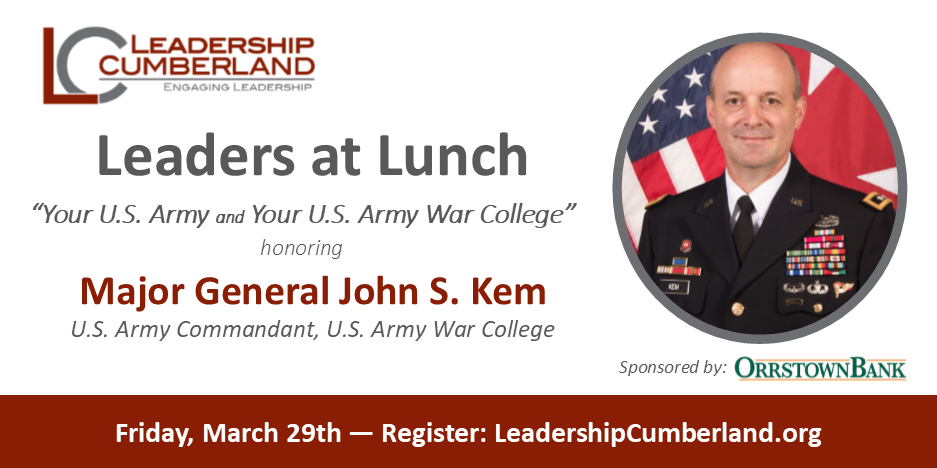 Leaders at Lunch with Major General Kem