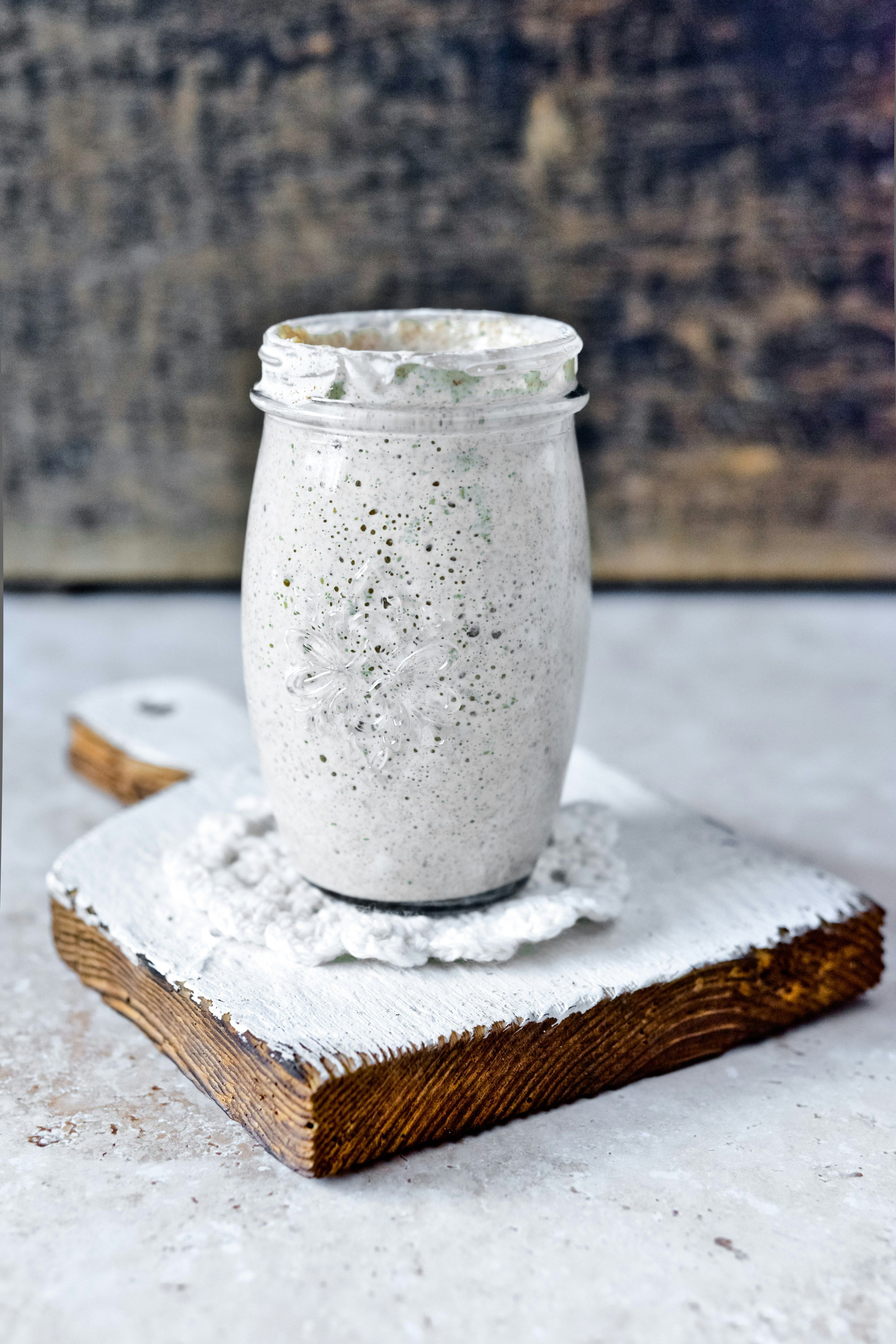 Sourdough starter in a jar
