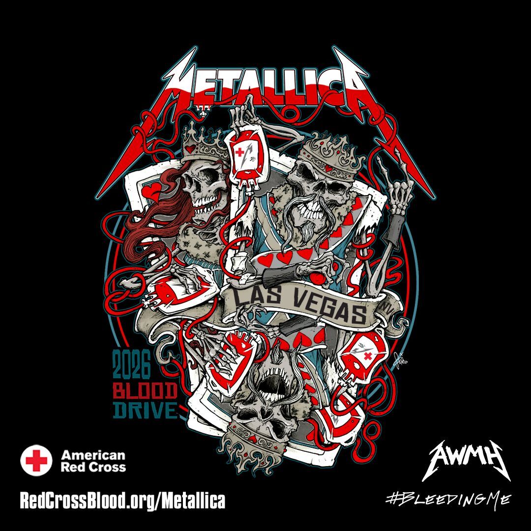Red Cross x Metallica's #BleedingMe Continues in Las Vegas