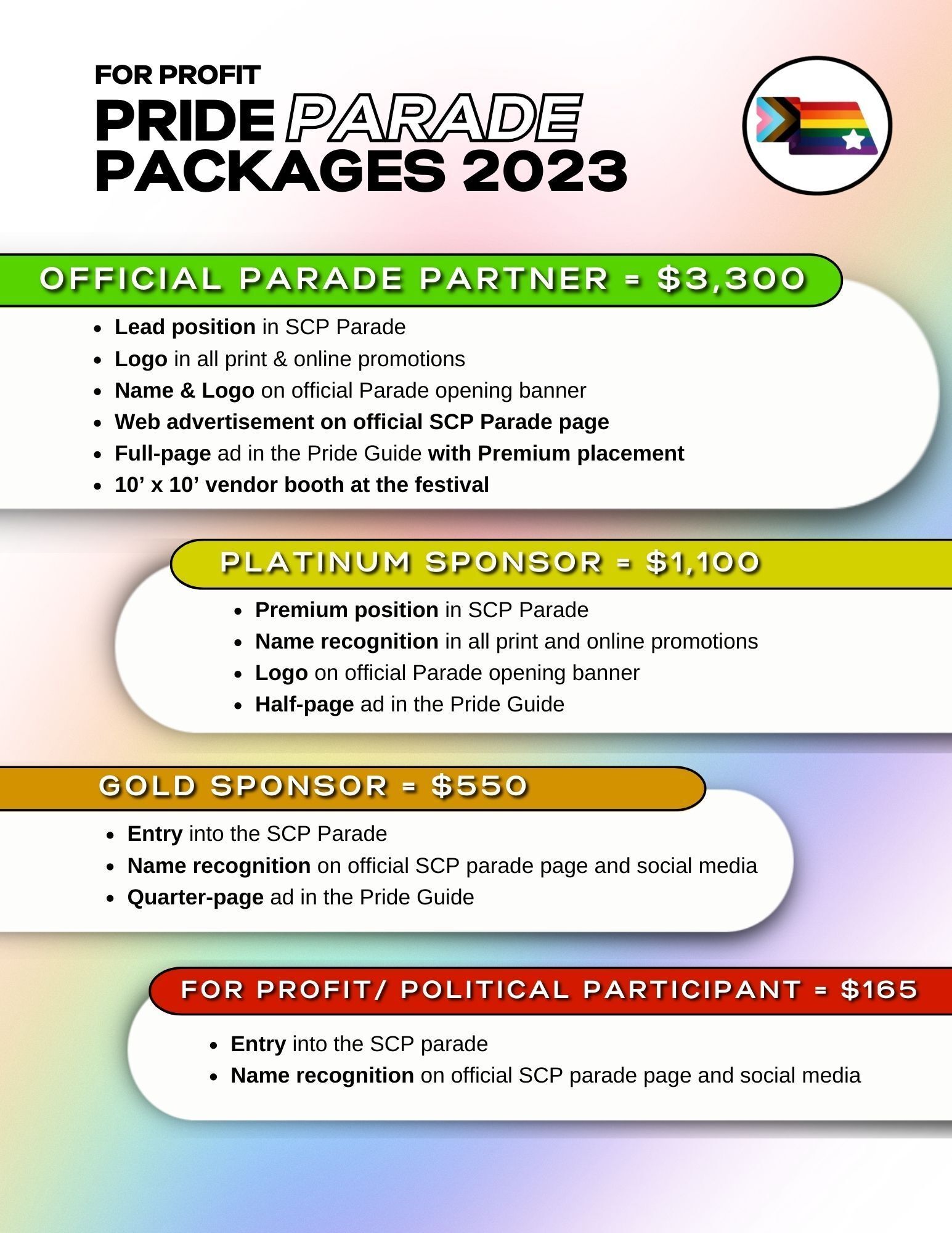 Parade Packages