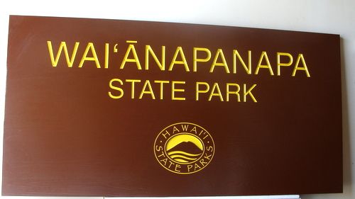 M3205 - Cedar State Park Sign for State of Hawaii (Gallery 16)