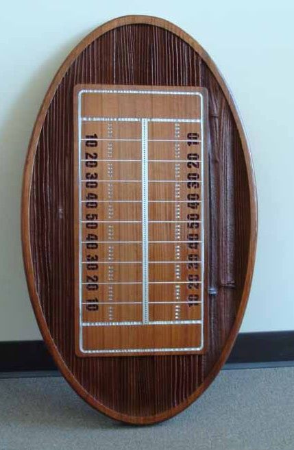 N23468 - Custom Game Score Plaque Carved in Wood