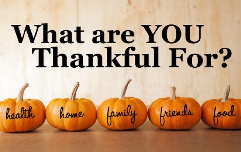 What are you Thankful for?