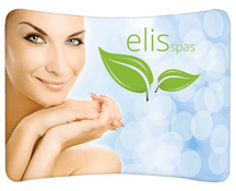 10' Curved Fabric Backdrop Wall
