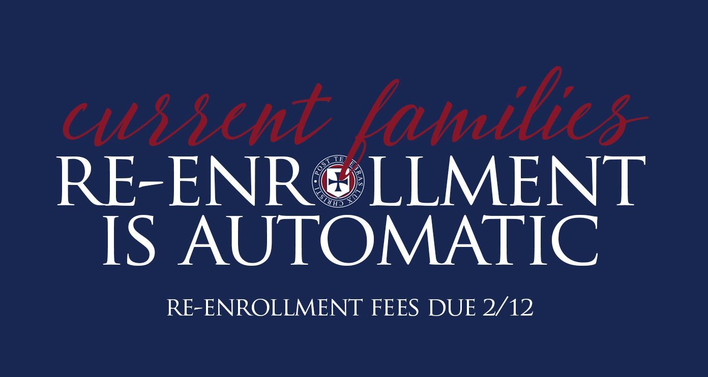 Re-enrollment Fees Due