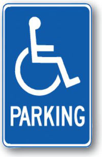 Handicap Parking-12 inch x 18 inch
