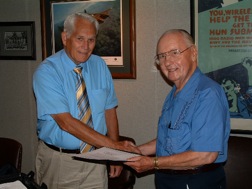 Robert Frey donates Safford documents