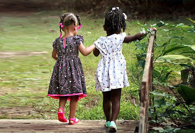 Children walking