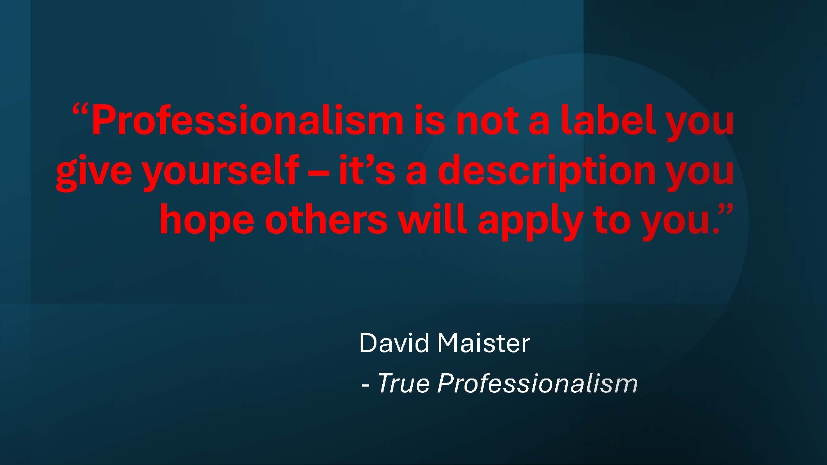 Join Us on April 15, 2026, for "The Power of Professionalism: Communication That Builds Trust and Safety"