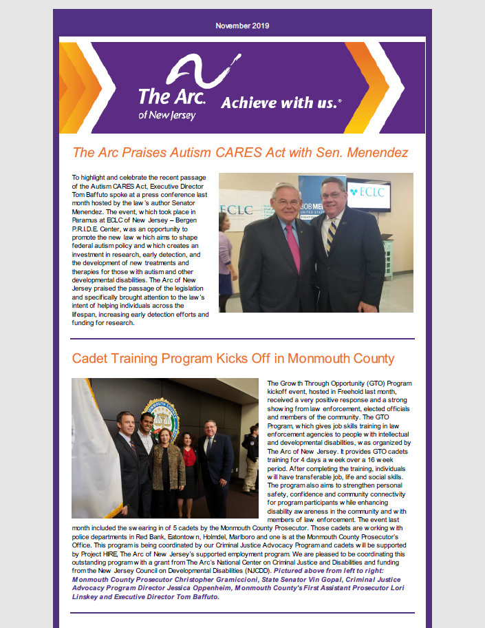 November E-News 2019