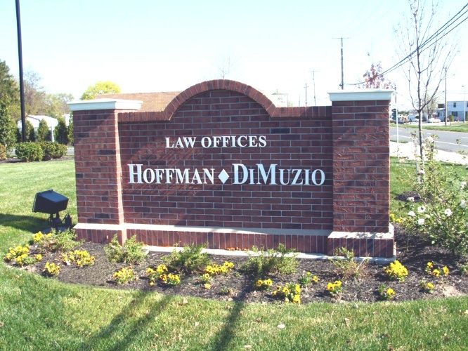 A10155 - Brick Monument Sign for Law Offices