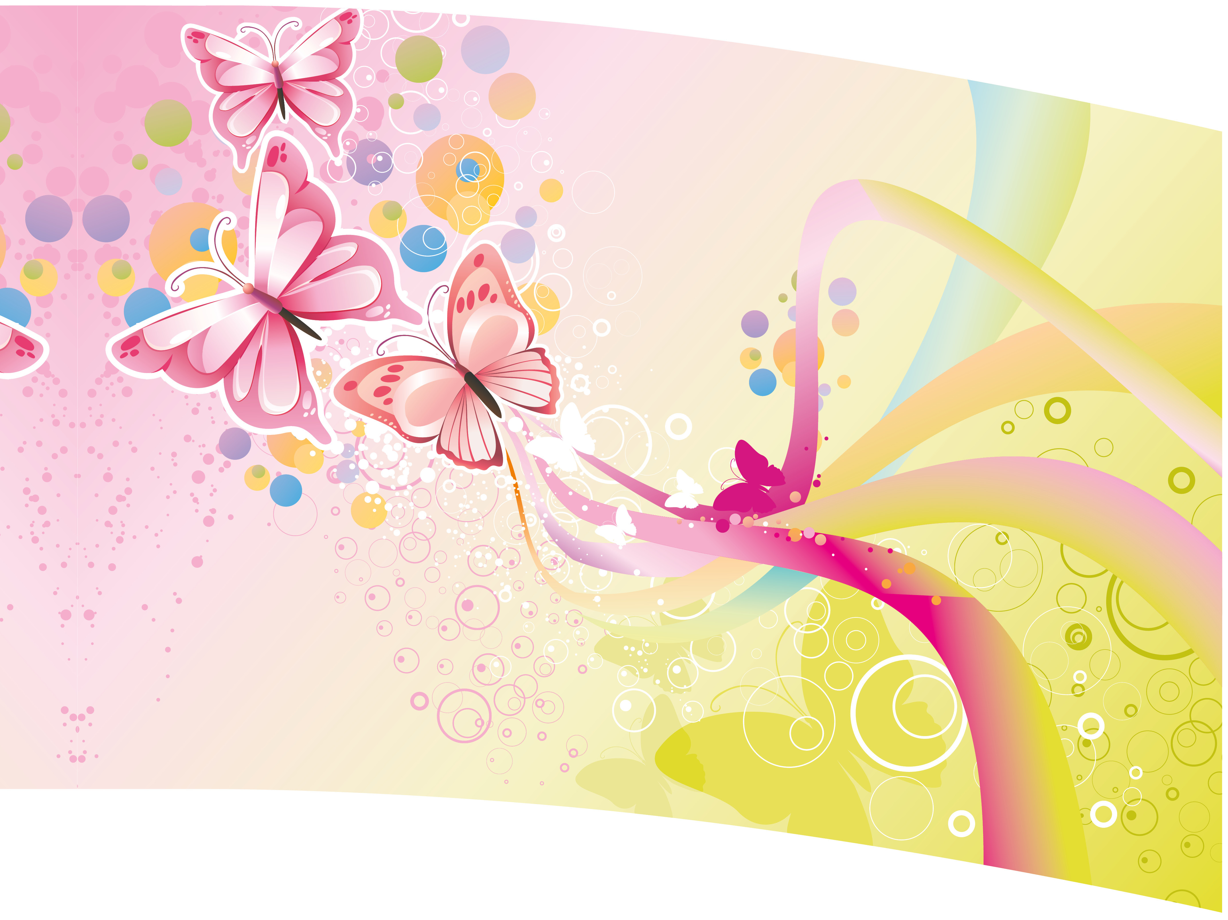 Pastel Butterflies