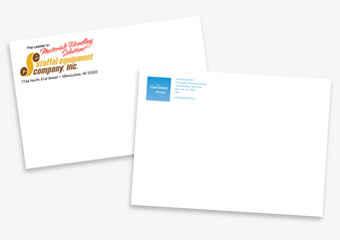 4 Color White 6 x 9 Booklet Envelope to Go With 5 1/2 x 8 1/2 Card