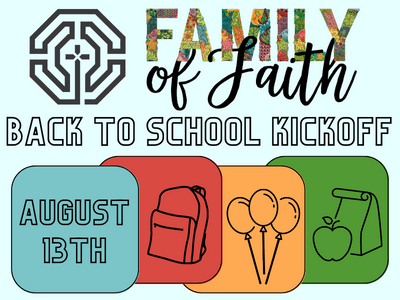 Back to School Kickoff on Aug. 13