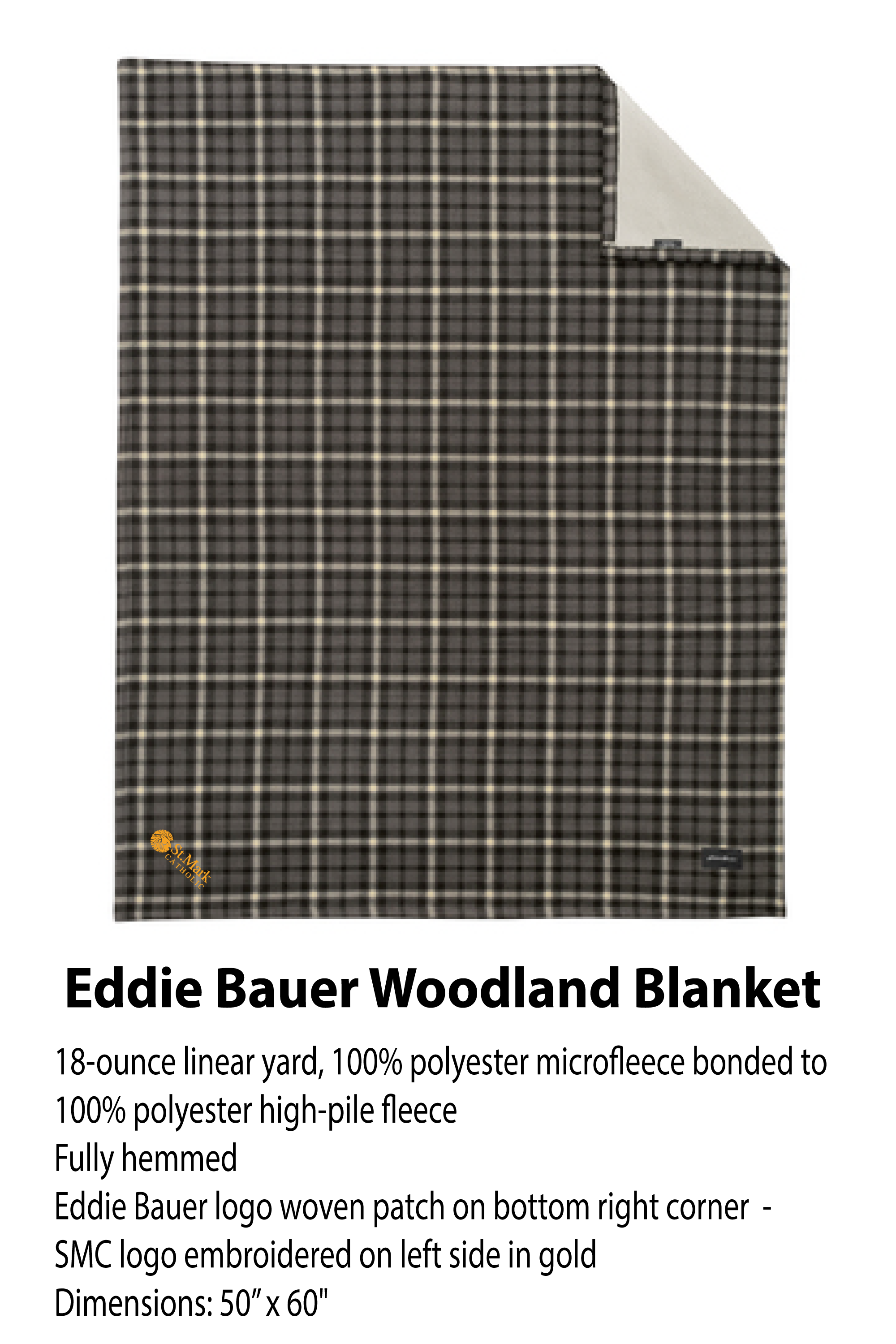 Embroidered - Eddie Bauer Woodland Blanket