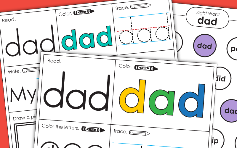 Have you ever noticed that Dad spelled backward is Dad?  No matter what, any way you spell it, Dad is still Dad. 