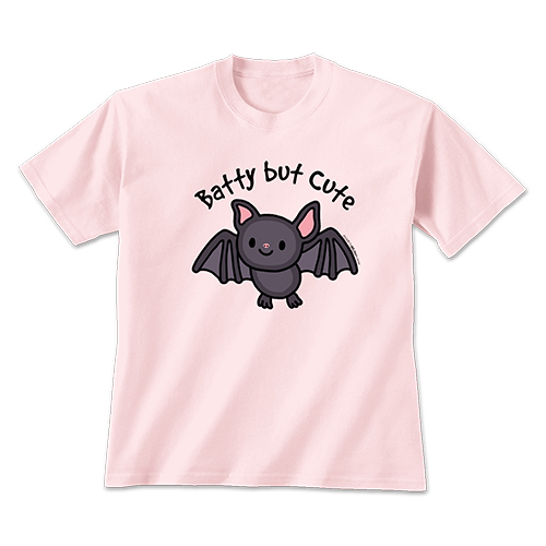 Batty But Cute Light Pink Toddler T-shirt