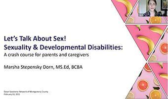 Introductory Seminar on Sexuality and Developmental Disabilities