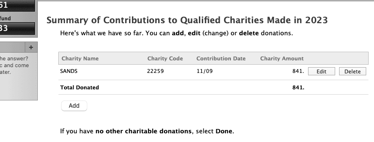 Other QCO Donations