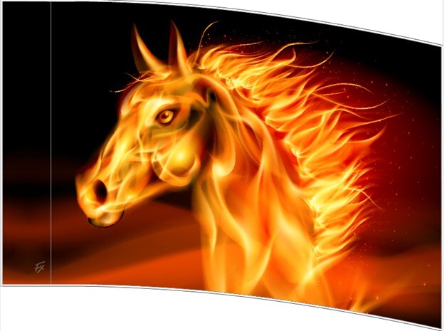 Glowing Horse