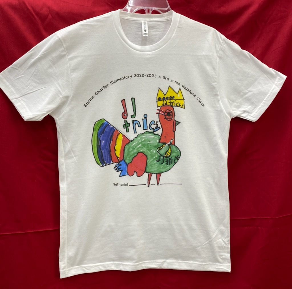 2022 Turkey Trot T-SHIRT with Your Child's Artwork - ADULT