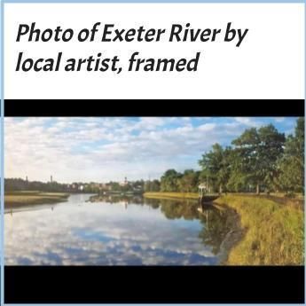 Photo of Exeter by local artist, framed 